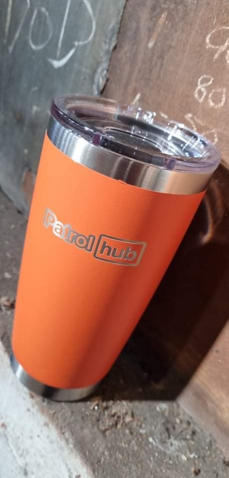 Patrol Hub 591ml Tumbler with Magnetic lid slide