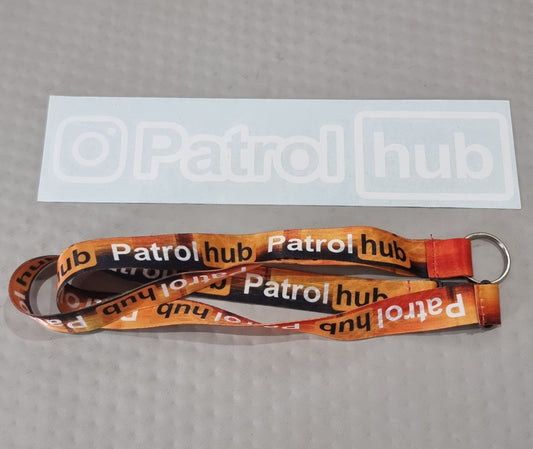 22cm Bumper Sticker & Lanyard Pack